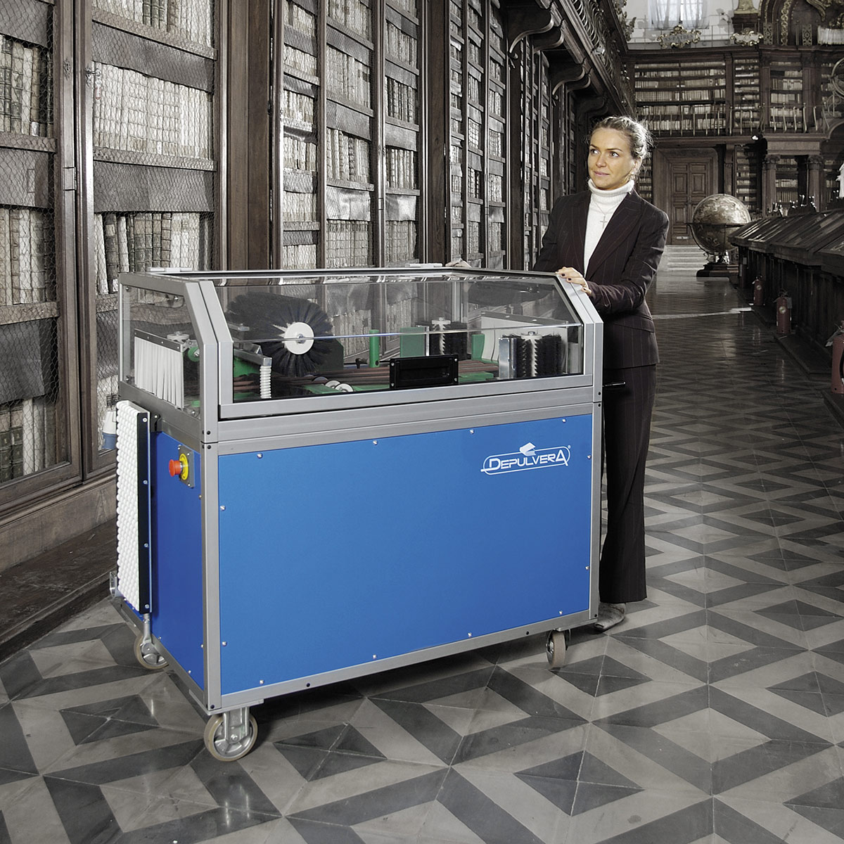 depulvera book cleaning machine with operator safety depulvera book cleaning machine with operator safety